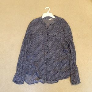 Button down long sleeve shirt